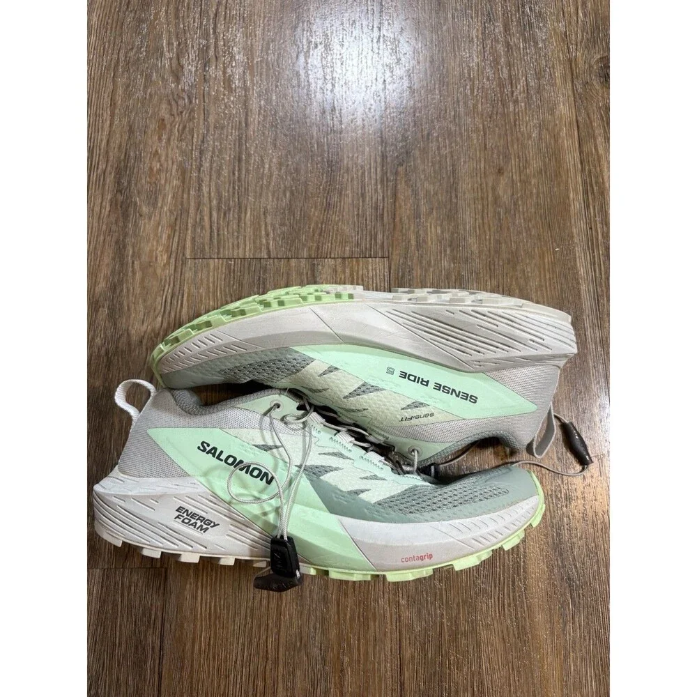 Salomon Sense Ride 5 Women's Outdoor Shoes Lily Pad 6.5